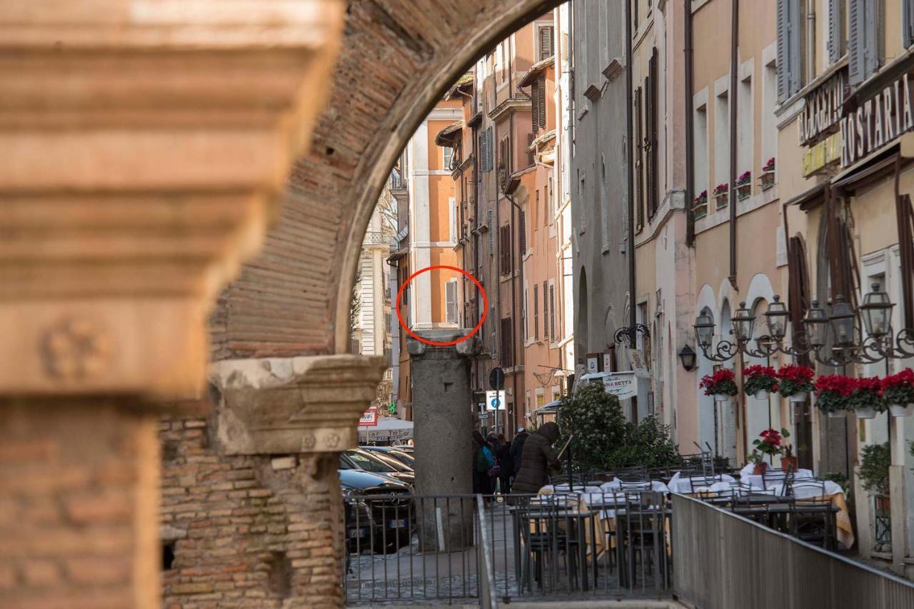 Bilocale Nel Cuore Del Quartiere Ebraico Rom Exteriör bild
